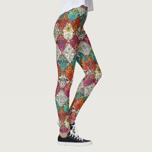 Aziza-Patchwork Leggings (Rechts)