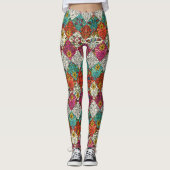 Aziza-Patchwork Leggings (Vorderseite)