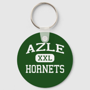 Azle - Hornissen - Azle Highschool - Azle Texas Schlüsselanhänger