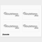 AZMagicPlayers.com Rechteckiger Aufkleber (Blatt)