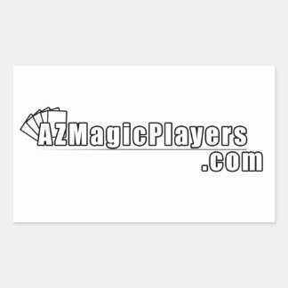 AZMagicPlayers.com Rechteckiger Aufkleber