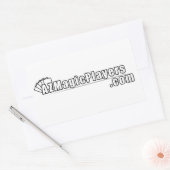 AZMagicPlayers.com Rechteckiger Aufkleber (Umschlag)