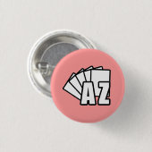 AZMagicPlayers.com - roter Knopf Button (Vorne & Hinten)