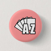 AZMagicPlayers.com - roter Knopf Button (Vorderseite)