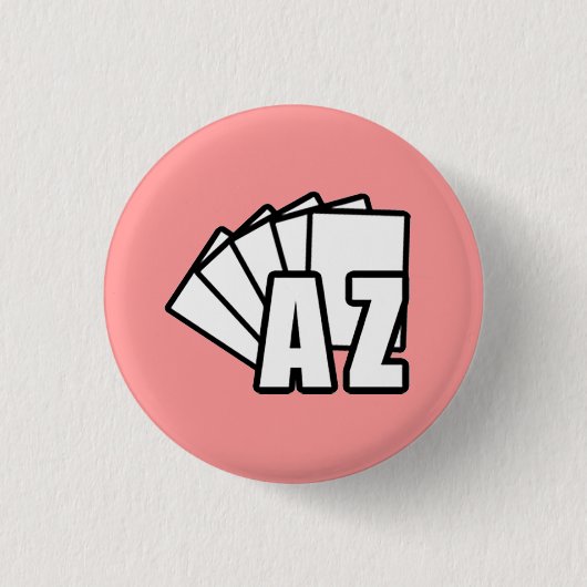 AZMagicPlayers.com - roter Knopf Button (Vorderseite)
