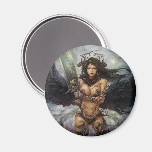 Azmodeus Dark Angel "Sunilda, Magnet (Vorderseite/Rückseite)