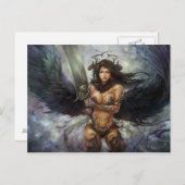 Azmodeus Dark Angel "Sunilda", Postkarte (Vorne/Hinten)