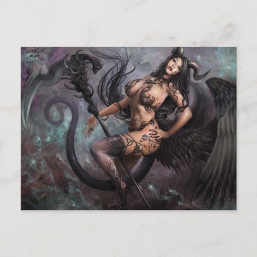 Azmodeus Dunkle Engel "Helchen", Postkarte (Vorderseite)