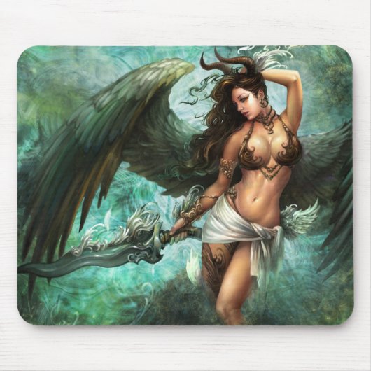 Azmodeus dunkle Engel Wynter, Mousepad (Vorne)