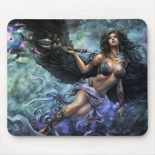 Azmodeus dunkler Engel "Wynter", Mousepad (Vorne)