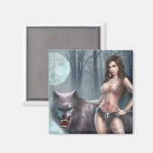 Azmodeus Lycan Queen, Magnet (Vorderseite/Rückseite)