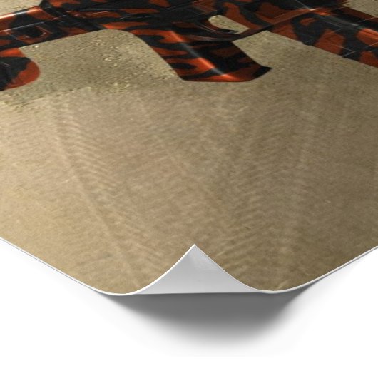 Azmodeus Red Camouflage ACR Rifle, Poster (Ecke)