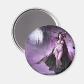 Azmodeus Vampire Queen, Magnet (Vorderseite/Rückseite)