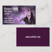 Azmodeus Vampirs-Königin, Visitenkarte (Vorne/Hinten)