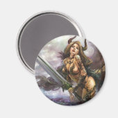 Azmodues Dark Angels "Aldornia", Magnet (Vorderseite/Rückseite)