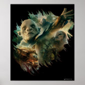 Azog, Narzug und Bolg Graphic Poster (Vorne)
