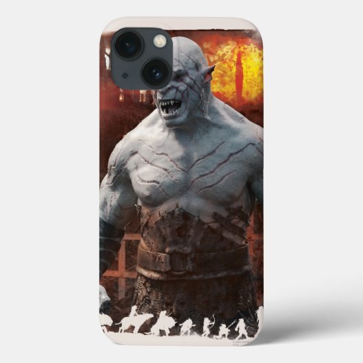 Azog & Orcs Silhouette Graphic Case-Mate iPhone Hülle (Rückseite)