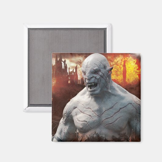 Azog & Orcs Silhouette Graphic Magnet (Vorderseite/Rückseite)