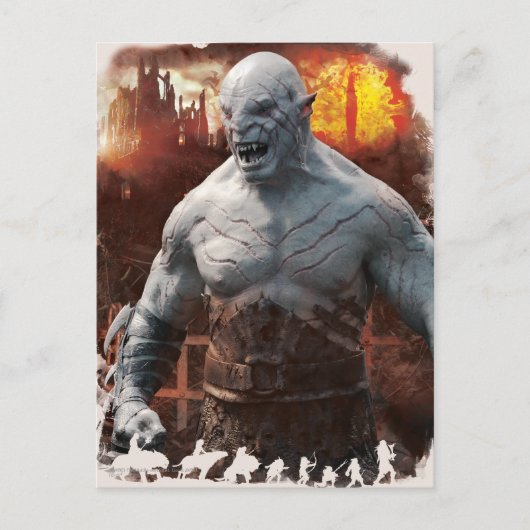Azog & Orcs Silhouette Graphic Postkarte (Vorderseite)
