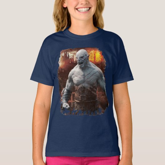 Azog & Orcs Silhouette Graphic T-Shirt (Vorderseite)