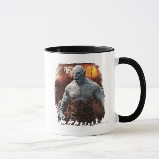 Azog & Orcs Silhouette Graphic Tasse (Rechts)