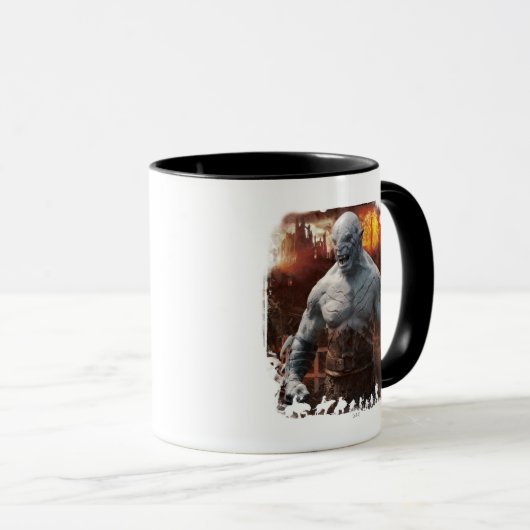 Azog & Orcs Silhouette Graphic Tasse (VorderseiteRechts)