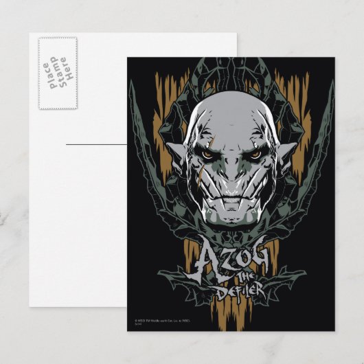 Azog The Defiler Postkarte (Vorne/Hinten)