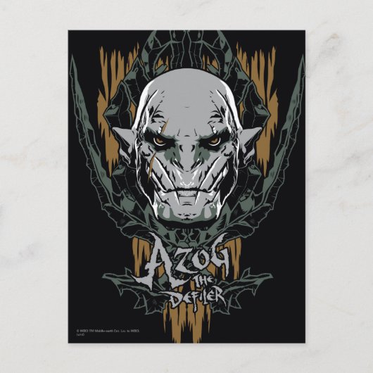 Azog The Defiler Postkarte (Vorderseite)