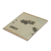 Azore-Insel-Atlas-Karte Fliese (Seite)