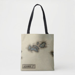 Azore-Insel-Atlas-Karte Tasche
