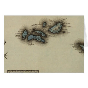 Azore Inseln Atlas Karte