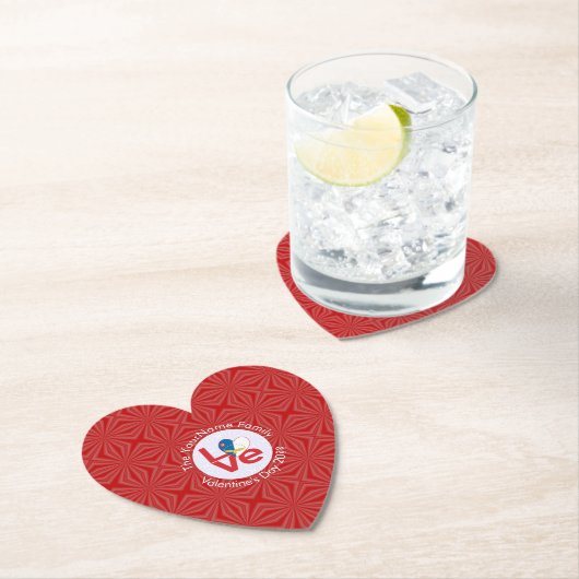 Azorean LIEBE Herzflagge Valentine Personalisiert Untersetzer (Vor Ort)