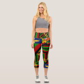 Azorean Pride Capri Leggings (Vorderseite)