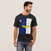 Azoren-Acores-Flag T-Shirt (Vorne ganz)