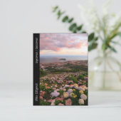 Azoren bei Sonnenuntergang Postkarte (Stehend Vorderseite)