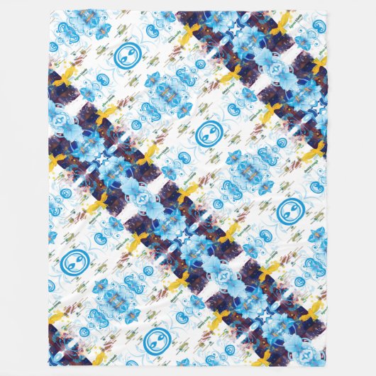 Azoren-Designs Fleecedecke (Vorderseite)