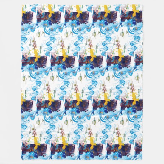 Azoren-Designs Fleecedecke (Vorderseite)