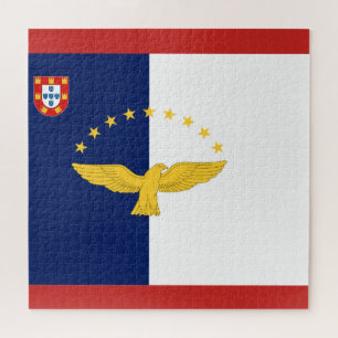Azoren Flag 11" x 14" Puzzle, 30 übergroße Stüc Puzzle