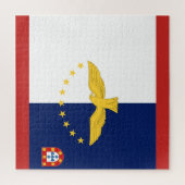 Azoren Flag 11" x 14" Puzzle, 30 übergroße Stücke Puzzle (Vertikal)