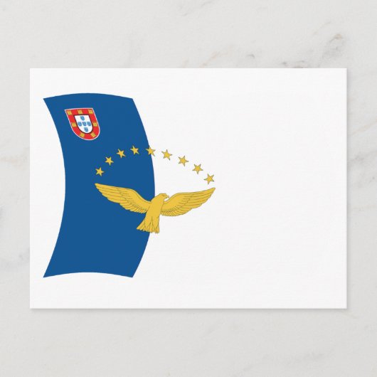 Azoren Flag Postkarte (Vorderseite)