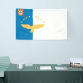 Azoren-Flagge Banner (Messeveranstaltung)