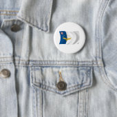 Azoren-Flagge-Button Button (Beispiel)