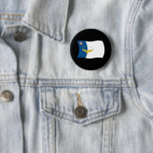 Azoren-Flagge-Button Button (Beispiel)