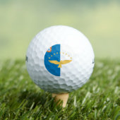 Azoren-Flagge Golfball (Insitu T-Shirt)