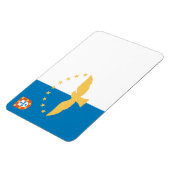 Azoren-Flagge Magnet (Linke Seite)