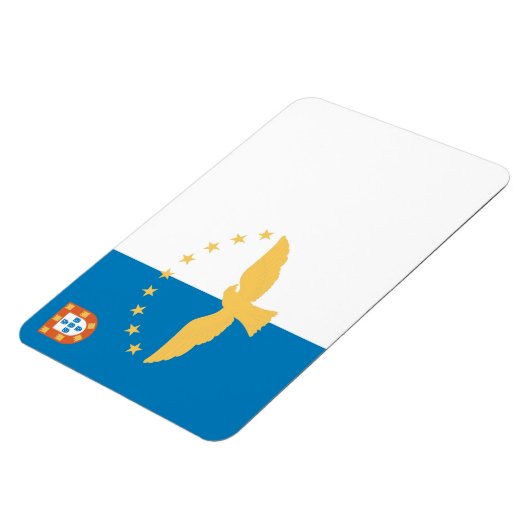 Azoren-Flagge Magnet (Linke Seite)