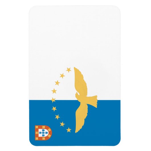 Azoren-Flagge Magnet (Vertikal)