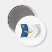 Azoren Flagge Magnet (Vorderseite/Rückseite)