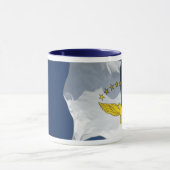 Azoren-Flagge Tasse (Zentrum)