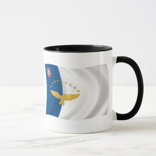 Azoren Flagge Tasse (Rechts)